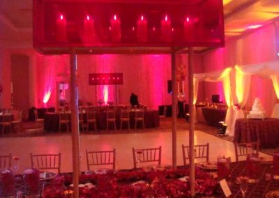 white dance floor